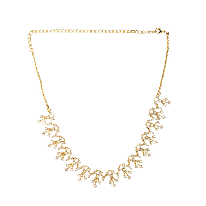 22k Gold Plated Gulnaar Kundan Necklace Set