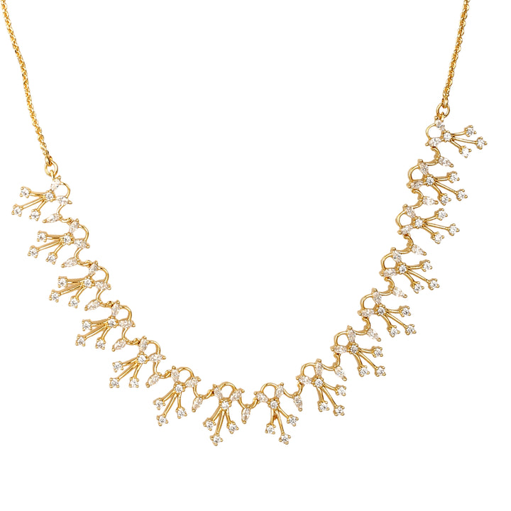 22k Gold Plated Gulnaar Kundan Necklace Set