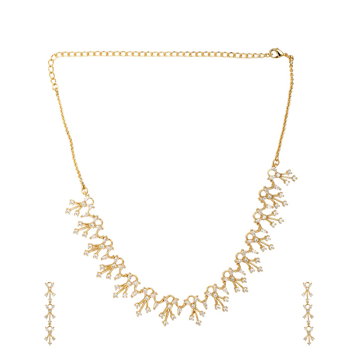 22k Gold Plated Gulnaar Kundan Necklace Set