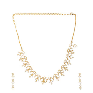 22k Gold Plated Gulnaar Kundan Necklace Set