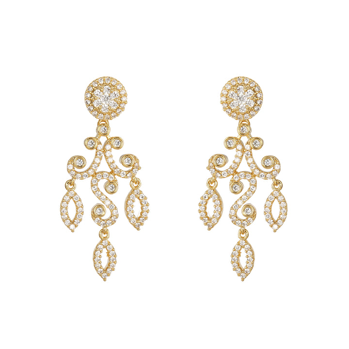 22k Gold Plated Gulnaar Kesar Necklace Set