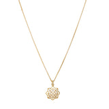 22k Gold Plated Gulnaar Leher Pendant Set