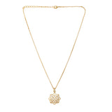 22k Gold Plated Gulnaar Leher Pendant Set