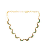 22k Gold Plated Sunheri Leher Necklace Set