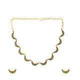 22k Gold Plated Sunheri Leher Necklace Set
