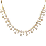 22k Gold Plated Gulnaar Kanti Necklace Set