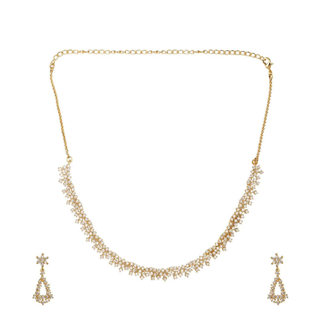 22k Gold Plated Gulnaar Sutra Necklace Set