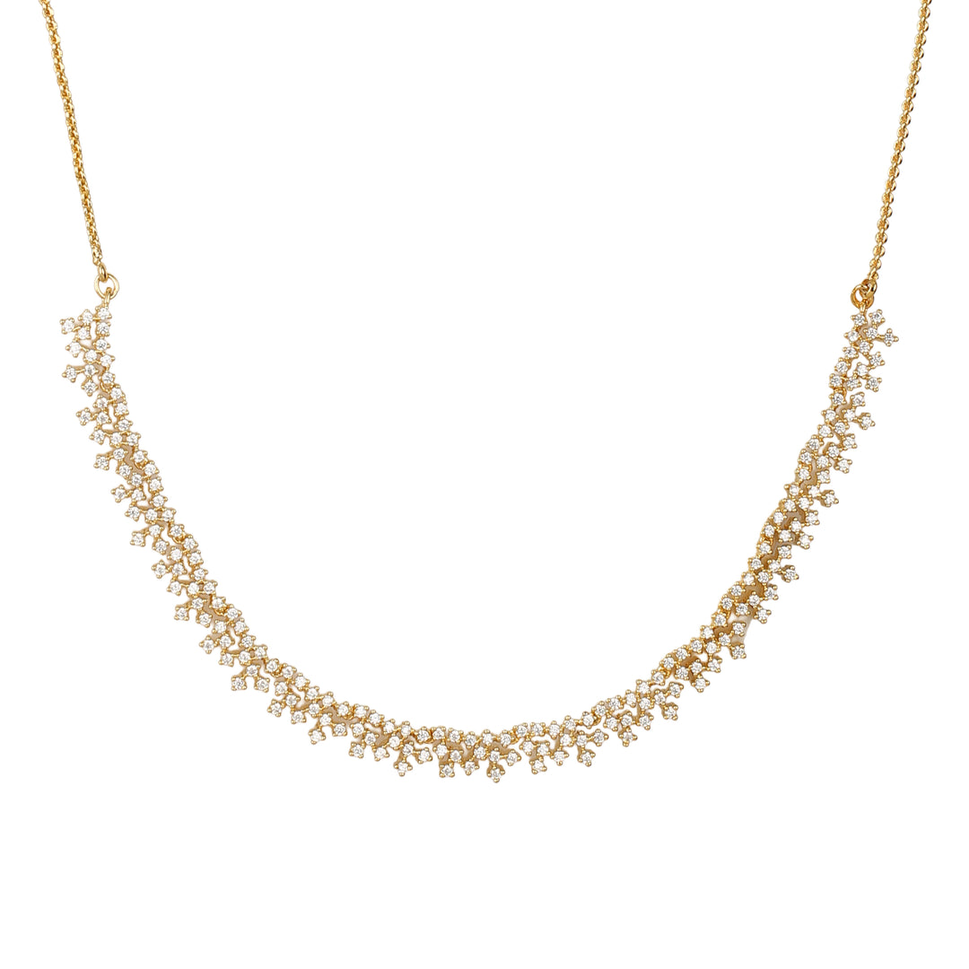 22k Gold Plated Gulnaar Sutra Necklace Set