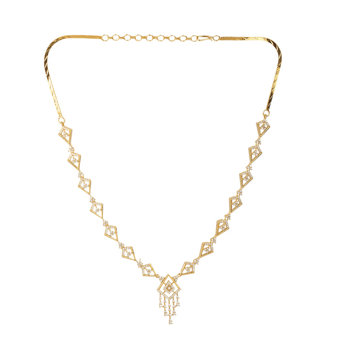 22k Gold Plated Gulnaar Heer Necklace Set