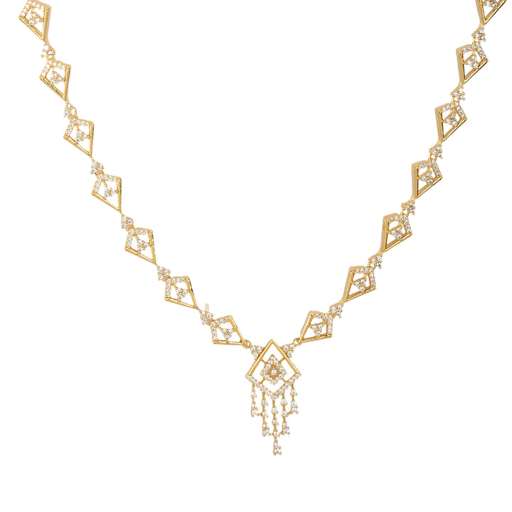 22k Gold Plated Gulnaar Heer Necklace Set