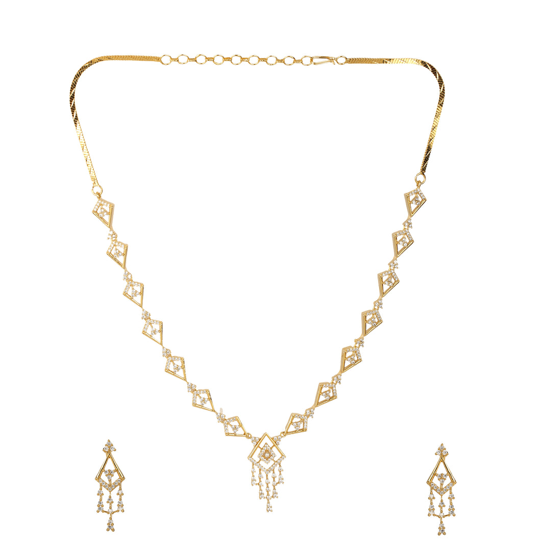 22k Gold Plated Gulnaar Heer Necklace Set