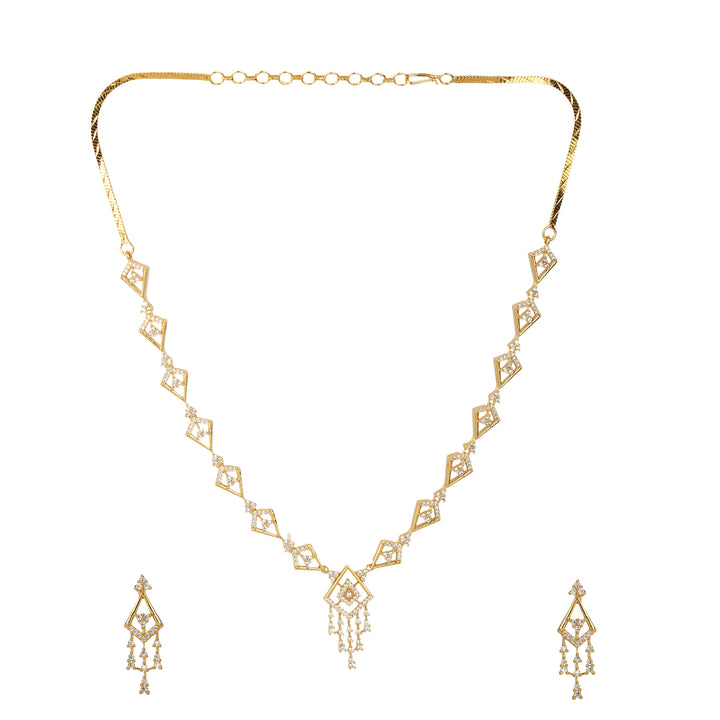 22k Gold Plated Gulnaar Heer Necklace Set
