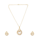 22k Gold Plated Gulnaar Kalash Necklace Set