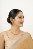 22k Gold Plated Gulnaar Rang Necklace Set