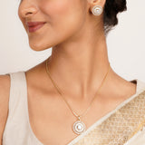 22k Gold Plated Ridhi Manimala Pendant Set