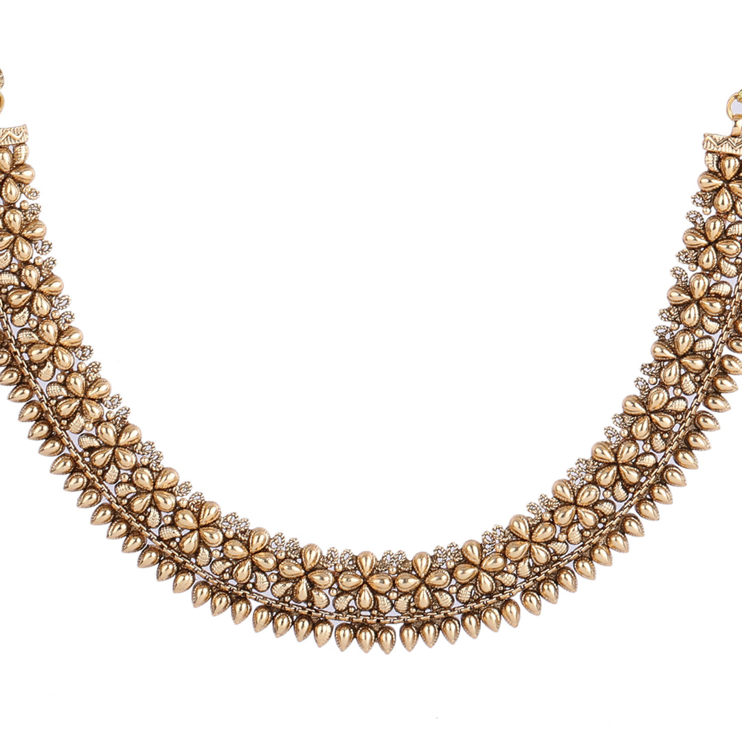 22k Gold Plated Kanchan Indrani Necklace Set