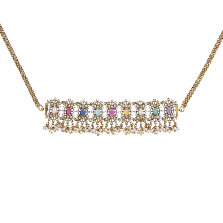 22k Gold Plated Kanchan Ishani Choker Set