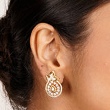 22k Gold Plated Ridhi Srota Pendant Set