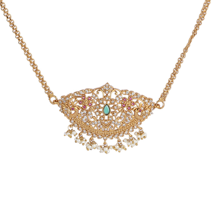 22k Gold Plated Kanchan Ambika Choker Set