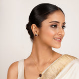 22k Gold Plated Ridhi Kanduka Pendant Set