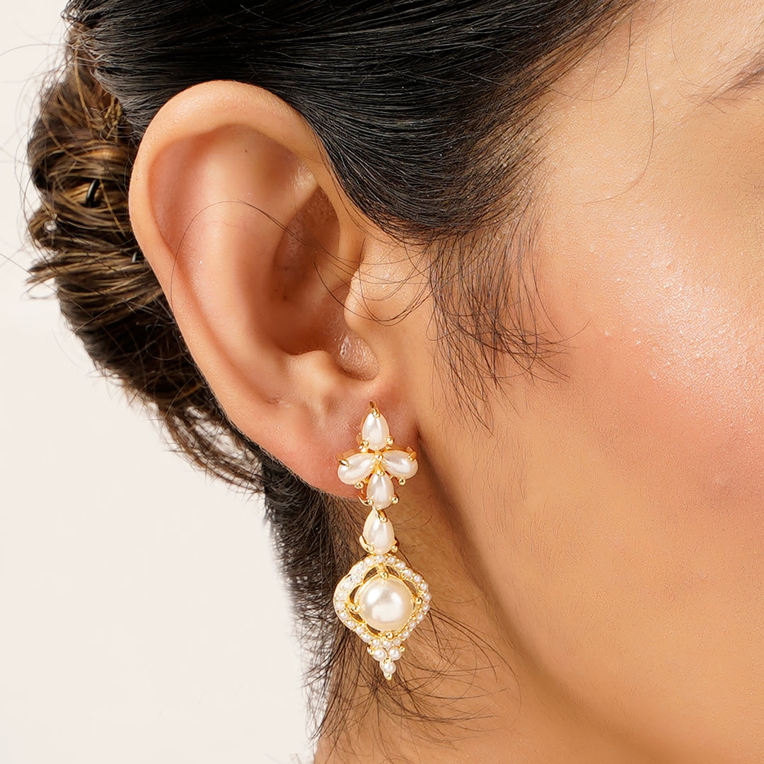 22k Gold Plated Gulnaar Pallav Necklace Set
