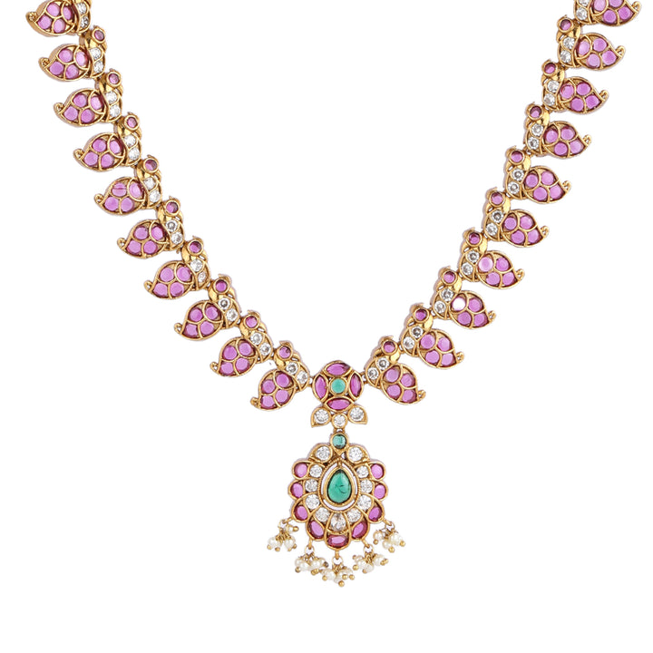 22k Gold Plated Kanchan Karishma Necklace Set