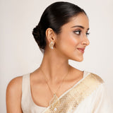 22k Gold Plated Ridhi Ratna Pendant Set