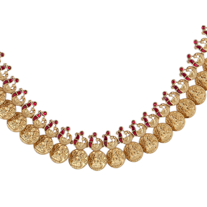 22k Gold Plated Kanchan Lajwanti Necklace Set