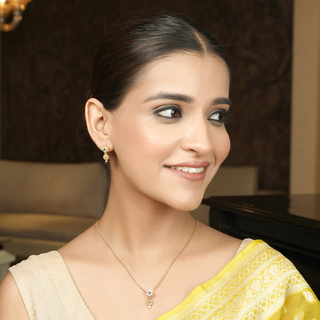 22k Gold Plated Suvarna Jalika Pendant