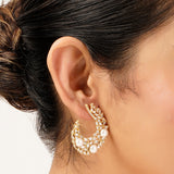 22k Gold Plated Gulnaar Pushpa Necklace Set