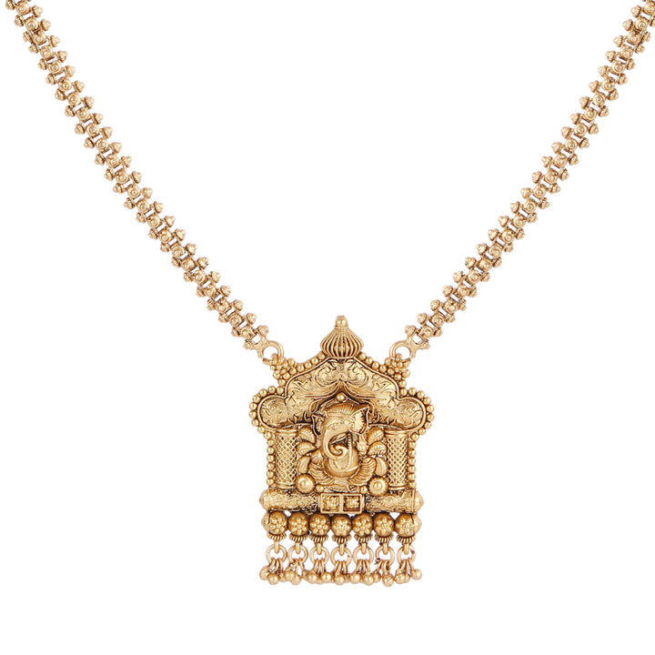 22k Gold Plated Kanchan Aruna Necklace Set