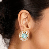 22k Gold Plated Ridhi Shuka Pendant Set