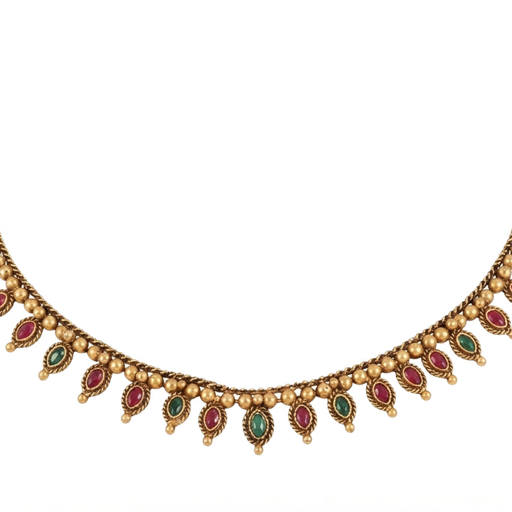 22k Gold Plated Kanchan Bhanupriya Necklace Set