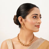 22k Gold Plated Sunheri Varni Necklace Set