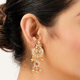 22k Gold Plated Sunheri Chandrika Necklace Set