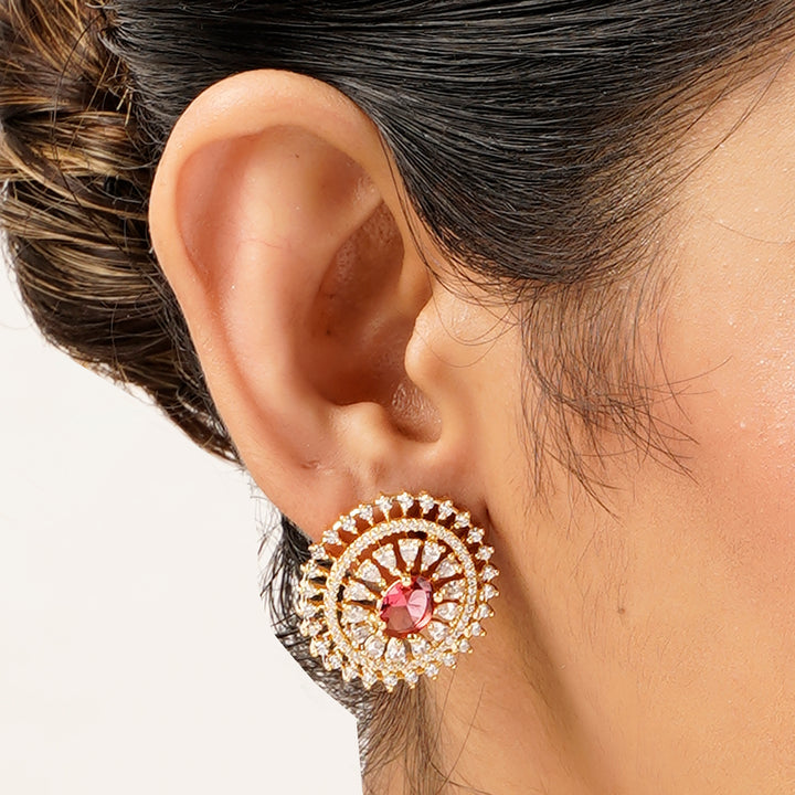 22k Gold Plated Gulnaar Tara Pendant Set