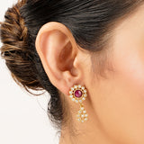 22k Gold Plated Sunheri Mohini Necklace Set