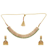22k Gold Plated Sunheri Kanika Necklace Set
