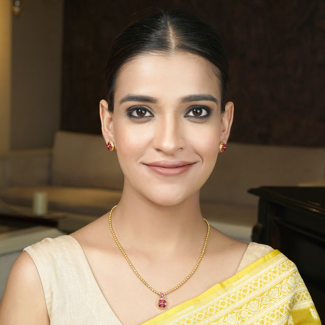 22k Gold Plated Suvarna Mandala Pendant