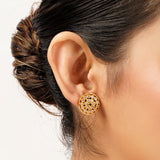 22k Gold Plated Sunheri Jyoti Necklace Set