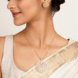 22k Gold Plated Ridhi Sundari Pendant Set