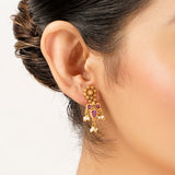 22k Gold Plated Sunheri Vaidehi Necklace Set