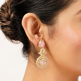 22k Gold Plated Gulnaar Chand Necklace Set