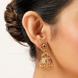 22k Gold Plated Sunheri Aarohi Necklace Set