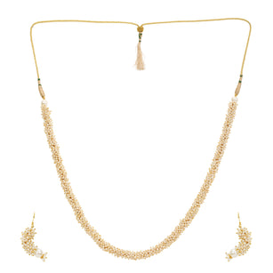22k Gold Plated Sunheri Rajsi Necklace Set
