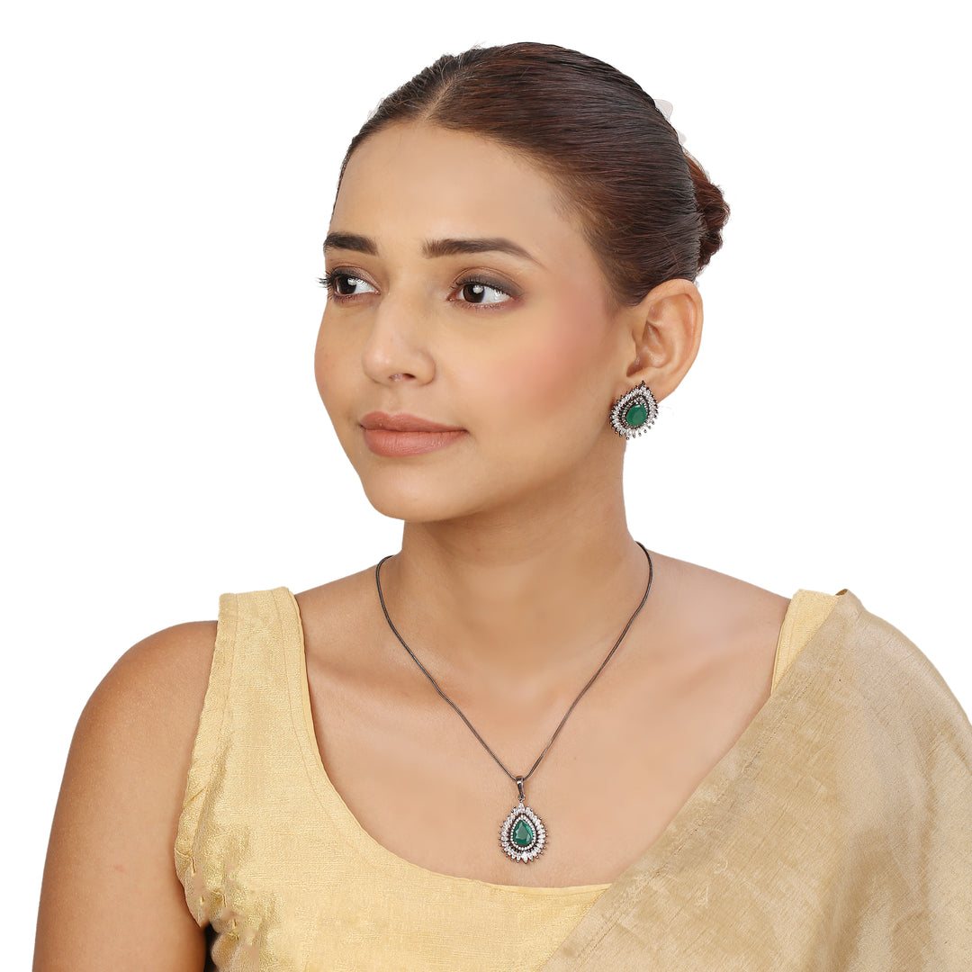 22k Gold Plated Sampada Kanchanmala Pendant set