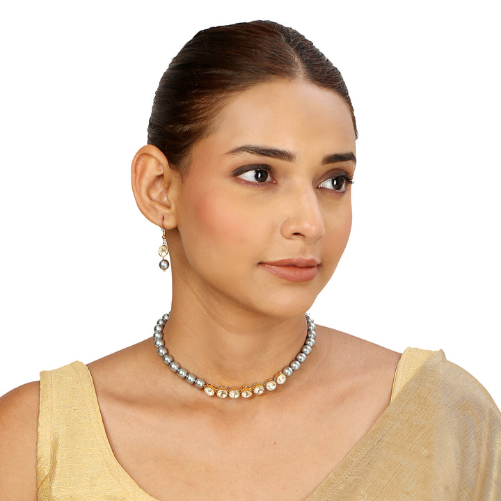 22k Gold Plated Sampada Dhanalakshmi Necklace set