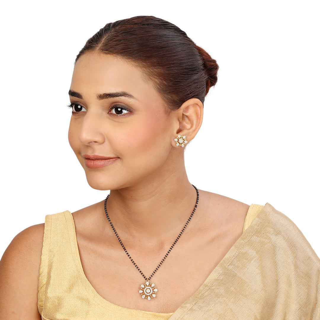 22k Gold Plated Sampada Udayashree Mangalsutra Set