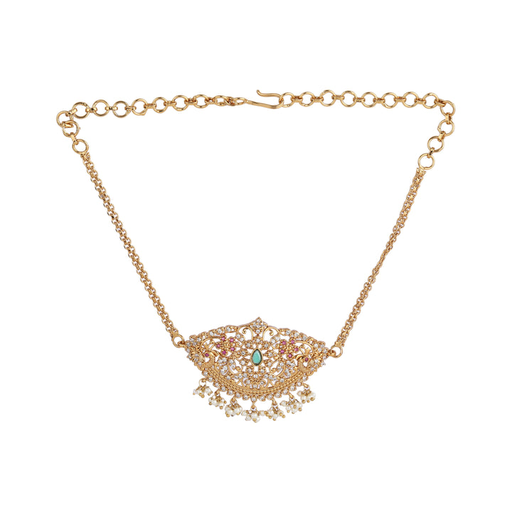 22k Gold Plated Kanchan Ambika Choker Set