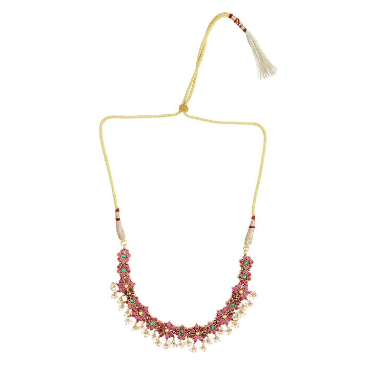22k Gold Plated Kanchan Gauravi Necklace Set